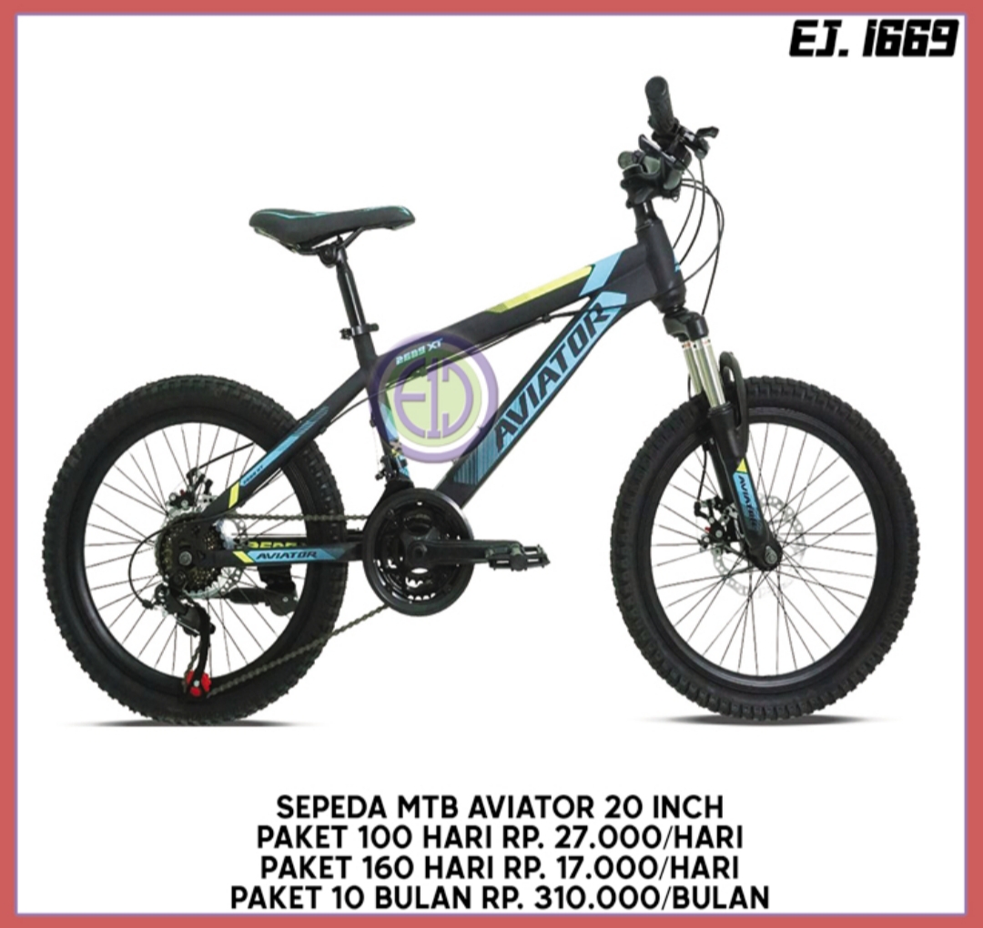SEPEDA MTB AVIATOR 20 INCH